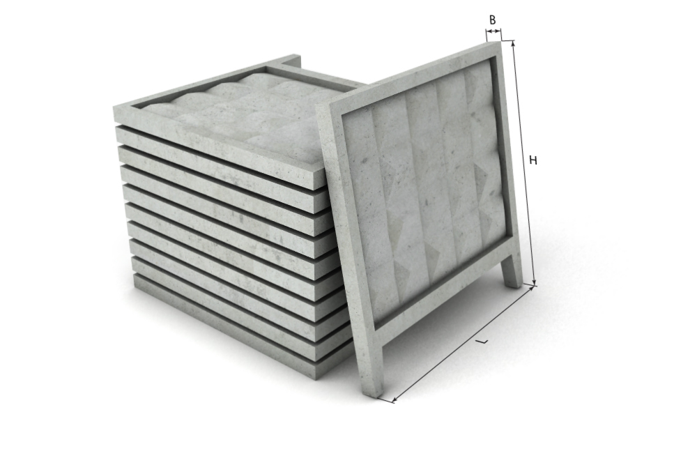 Плиты забора